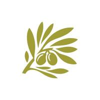 Olive Öl Logo Design Inspiration.Olive Öl Logo Design Vorlage vektor