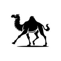 kamel logotyp design illustration vektor