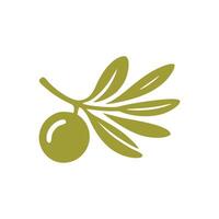 Olive Öl Logo Design Inspiration.Olive Öl Logo Design Vorlage vektor