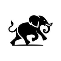 elefant logotyp. elefant illustration vektor