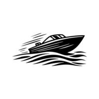 Geschwindigkeit Boot Logo Symbol Design. Geschwindigkeit Boot Illustration vektor