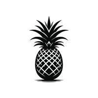 tropisch Ananas Gliederung - - perfekt zum Logos und Design Projekte vektor
