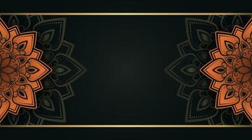 Luxus Hintergrund, mit Gold Mandala Ornamente vektor