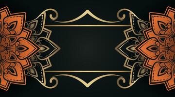 Luxus Hintergrund, mit Gold Mandala Ornamente vektor