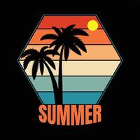 sommar t-shirt design vektor