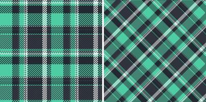 Plaid Tartan von Muster Stoff Textur mit ein nahtlos Textil- prüfen Hintergrund. vektor