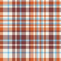 nahtlos Textil- von Plaid Tartan prüfen mit ein Muster Hintergrund Textur Stoff. vektor