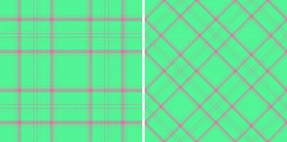 Muster Stoff Hintergrund von Textur prüfen mit ein Plaid Textil- Tartan nahtlos. vektor