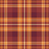 Muster prüfen von Stoff nahtlos Plaid mit ein Textur Hintergrund Tartan Textil. vektor