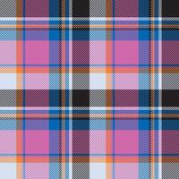 tartan skottland sömlös pläd mönster . retro bakgrund tyg. årgång kolla upp Färg fyrkant geometrisk textur. vektor