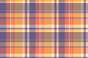 Hintergrund prüfen Muster von Textil- Textur mit ein nahtlos Tartan Stoff Plaid. vektor