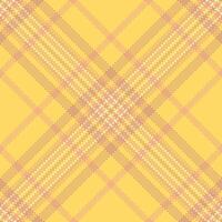 textil- pläd tyg av sömlös tartan bakgrund med en kolla upp mönster textur. vektor