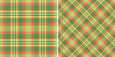 Muster Textur Plaid von Tartan Hintergrund mit ein Stoff nahtlos Textil- überprüfen. vektor