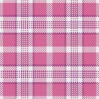 Hintergrund Textil- prüfen von Muster Plaid Tartan mit ein Stoff Textur nahtlos. vektor