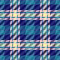 Textur Muster Textil- von Tartan Plaid mit ein prüfen nahtlos Stoff Hintergrund. vektor