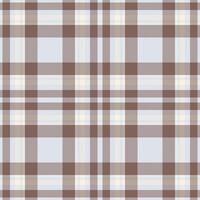 Plaid nahtlos Muster. prüfen Stoff Textur. Textil- drucken. vektor