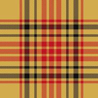 kariertes Karomuster. nahtlose Stoffstruktur. Tartan-Textildruck. vektor