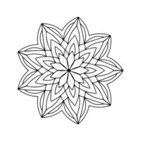 dekorativ Zier Mandala im ethnisch orientalisch Stil.dekorativ Zier ethnisch Mandala vektor