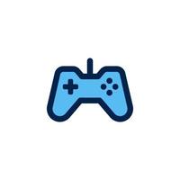 gamepad ikon design vektor symbol spel, spel, kontroller, joystick för multimedia