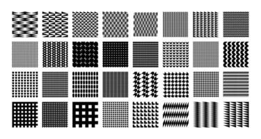 geometrisk modern abstrakt memphis sömlös mönster uppsättning vektor