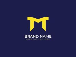 m Brief Monogramm Geschäft Logo Design vektor