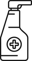 Flasche trinken Symbol Symbol Bild. Illustration von das trinken Wasser Flasche Glas Design Bild vektor