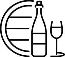 Flasche trinken Symbol Symbol Bild. Illustration von das trinken Wasser Flasche Glas Design Bild vektor