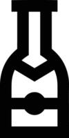 Flasche trinken Symbol Symbol Bild. Illustration von das trinken Wasser Flasche Glas Design Bild vektor