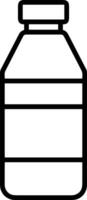 Flasche trinken Symbol Symbol Bild. Illustration von das trinken Wasser Flasche Glas Design Bild vektor