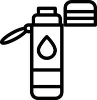 Flasche trinken Symbol Symbol Bild. Illustration von das trinken Wasser Flasche Glas Design Bild vektor