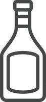 Flasche trinken Symbol Symbol Bild. Illustration von das trinken Wasser Flasche Glas Design Bild vektor