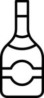 Flasche trinken Symbol Symbol Bild. Illustration von das trinken Wasser Flasche Glas Design Bild vektor