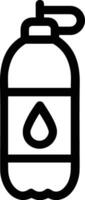 Flasche trinken Symbol Symbol Bild. Illustration von das trinken Wasser Flasche Glas Design Bild vektor