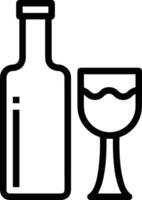 Flasche trinken Symbol Symbol Bild. Illustration von das trinken Wasser Flasche Glas Design Bild vektor