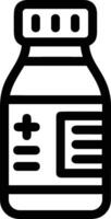 Flasche trinken Symbol Symbol Bild. Illustration von das trinken Wasser Flasche Glas Design Bild vektor