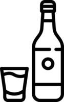 Flasche trinken Symbol Symbol Bild. Illustration von das trinken Wasser Flasche Glas Design Bild vektor