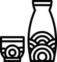 Flasche trinken Symbol Symbol Bild. Illustration von das trinken Wasser Flasche Glas Design Bild vektor