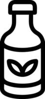 Flasche trinken Symbol Symbol Bild. Illustration von das trinken Wasser Flasche Glas Design Bild vektor