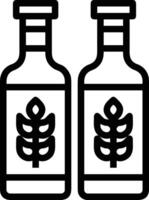 Flasche trinken Symbol Symbol Bild. Illustration von das trinken Wasser Flasche Glas Design Bild vektor