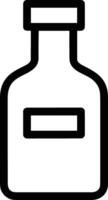 Flasche trinken Symbol Symbol Bild. Illustration von das trinken Wasser Flasche Glas Design Bild vektor