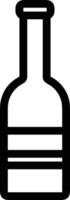 Flasche trinken Symbol Symbol Bild. Illustration von das trinken Wasser Flasche Glas Design Bild vektor