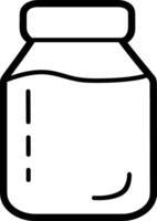 Flasche trinken Symbol Symbol Bild. Illustration von das trinken Wasser Flasche Glas Design Bild vektor