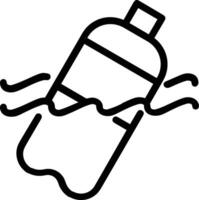 Flasche trinken Symbol Symbol Bild. Illustration von das trinken Wasser Flasche Glas Design Bild vektor