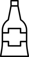 Flasche trinken Symbol Symbol Bild. Illustration von das trinken Wasser Flasche Glas Design Bild vektor