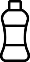 Flasche trinken Symbol Symbol Bild. Illustration von das trinken Wasser Flasche Glas Design Bild vektor