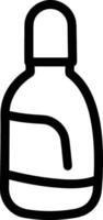 Flasche trinken Symbol Symbol Bild. Illustration von das trinken Wasser Flasche Glas Design Bild vektor