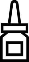 Flasche trinken Symbol Symbol Bild. Illustration von das trinken Wasser Flasche Glas Design Bild vektor