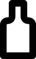 Flasche trinken Symbol Symbol Bild. Illustration von das trinken Wasser Flasche Glas Design Bild vektor