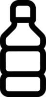 Flasche trinken Symbol Symbol Bild. Illustration von das trinken Wasser Flasche Glas Design Bild vektor