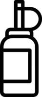 Flasche trinken Symbol Symbol Bild. Illustration von das trinken Wasser Flasche Glas Design Bild vektor